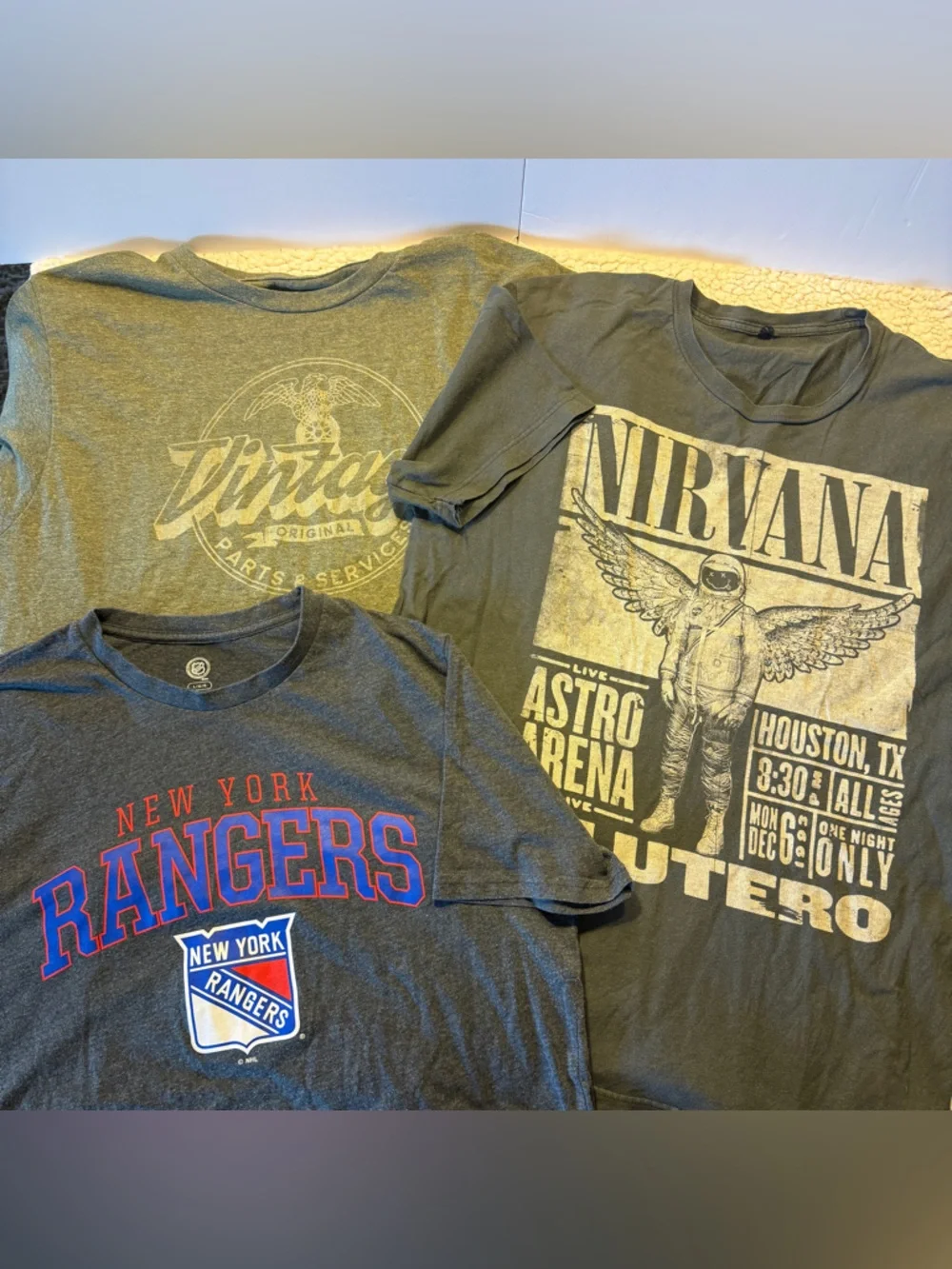 Sonoma Heathered Charcoal Gray Tee Trio - Picture 1 of 6